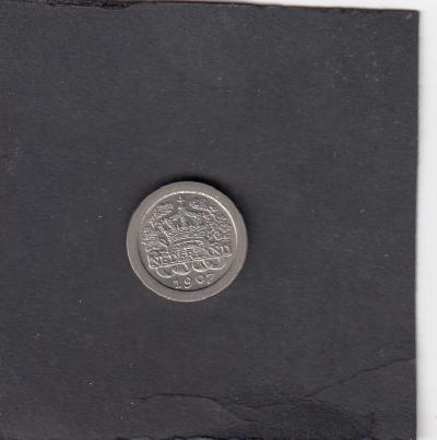 Beschrijving: 5 Cent WILHELMINA  